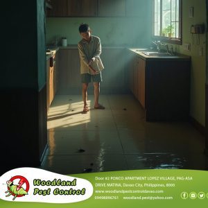 When the monsoon rains pour, pests are forced out of their flooded nests. Guess where they end up?